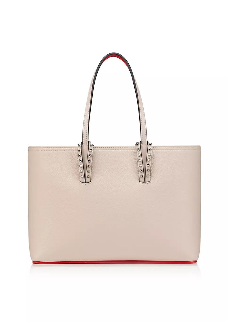 Christian Louboutin Small Cabata Spiked Leather Tote Bag