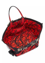 Christian Louboutin Small Flamencaba Embroidered Tote Bag