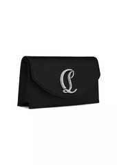 Christian Louboutin Small Loubi54 Satin Embellished Clutch-On-Strap