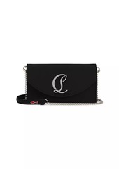 Christian Louboutin Small Loubi54 Satin Embellished Clutch-On-Strap