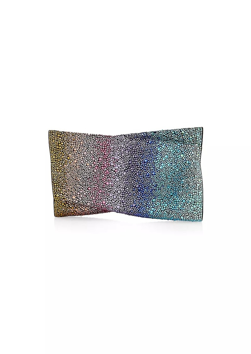 Christian Louboutin Small Loubitwist Strass Clutch-On-Chain