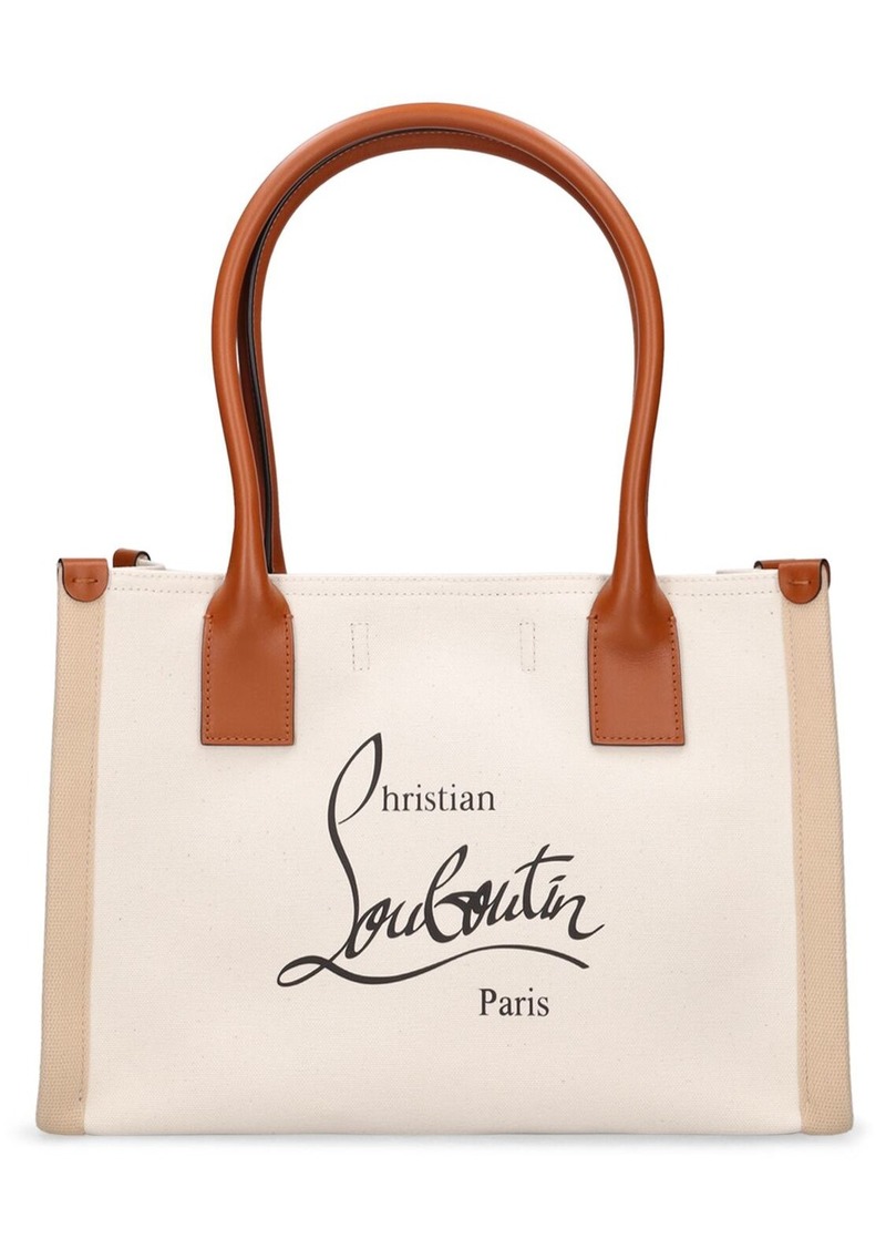 Christian Louboutin Small Nastroloubi Canvas Tote Bag