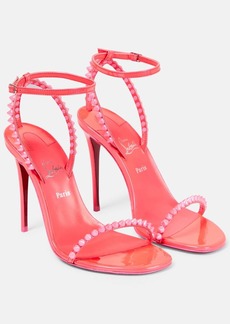 Christian Louboutin So Me 100 embellished leather sandals