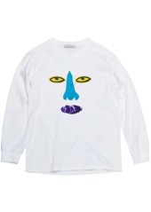 Christopher Kane Brat embroidered long-sleeve T-shirt