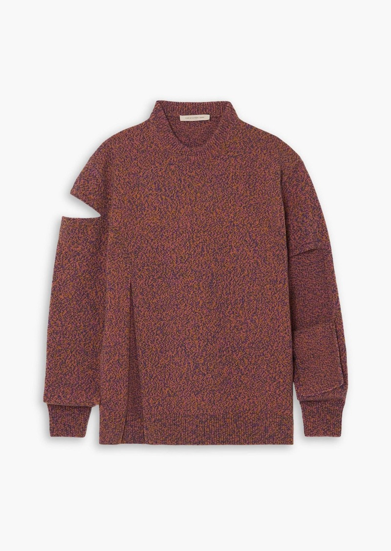 Christopher Kane - Cutout wool sweater - Pink - S