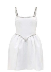 Christopher Kane Cupcake crystal-embellished satin mini dress