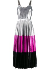 Christopher Kane colour-block pleated dress