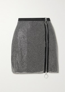 Christopher Kane Crystal-embellished Mesh Mini Skirt