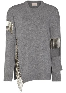 Christopher Kane cut-out cup chain jumper