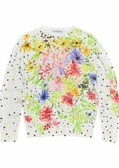 Christopher Kane floral intarsia jumper