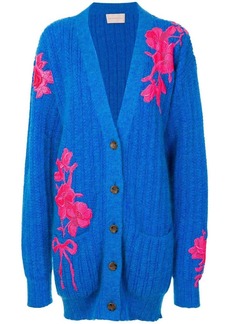 Christopher Kane flower embroidery cardigan
