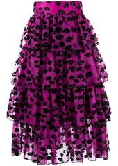 Christopher Kane leopard spot skirt