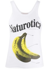Christopher Kane Naturotica banana print sleeveless top