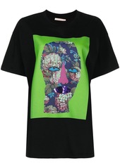 Christopher Kane printed face T-shirt