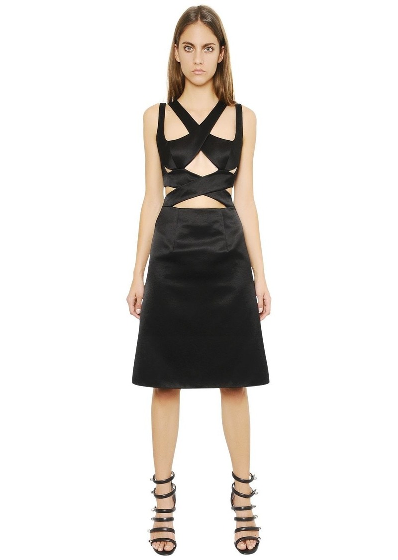 Christopher Kane Silk Satin Bondage Dress | Dresses