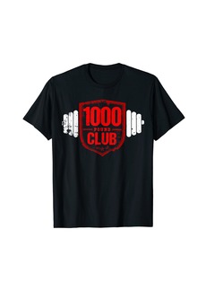 Chrome 1000lb Club - Weightlifting T-Shirt
