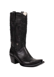 Chrome Hearts Western Cowboy Boots - Black