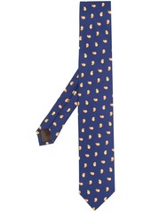 Church's graphic-print silk tie