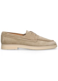 Church's Morley Suede Lace-up Boat Shoes