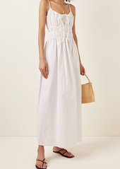 Ciao Lucia - Women's Gabi Cotton Midi Dress  - White - Moda Operandi
