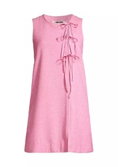 Ciao Lucia Primavera Tie-Bow Shift Minidress