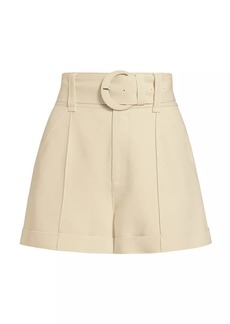 Cinq a Sept Aldi Belted High-Waisted Shorts