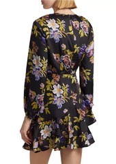 Cinq a Sept Alice Floral Twill Minidress