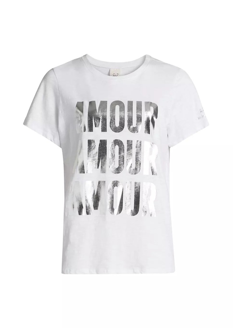 Cinq a Sept Amour Amour Amour Foiled T-Shirt