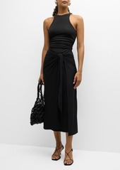 Cinq a Sept Andie Sleeveless Wrap-Skirt Midi Dress