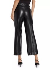 Cinq a Sept Azure Faux Leather Crop Pants