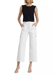 Cinq a Sept Benji Twill Crop Cargo Pants