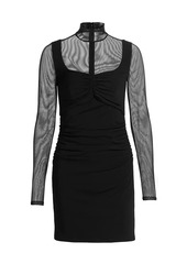 Cinq a Sept Beren Illusion Yoke Minidress