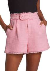Cinq a Sept ​Cherryl Belted Tweed Shorts