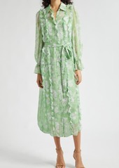 Cinq a Sept Cinq à Sept Estelle Floral Print Long Sleeve Dress