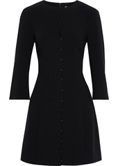 Cinq a Sept Cinq À Sept Woman Shauna Button-detailed Crepe Mini Dress Black