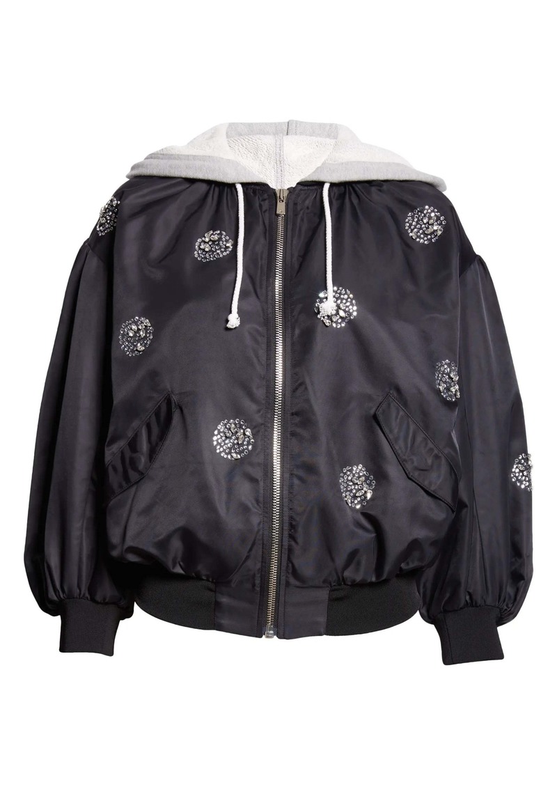 Cinq a Sept Cinq à Sept Women's Ollie Jacket, Black/Silver