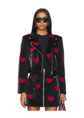 Cinq a Sept Applique Hearts Palo Jacket