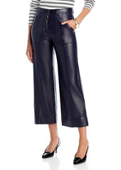 Cinq a Sept Benji Faux Leather Cropped Pants