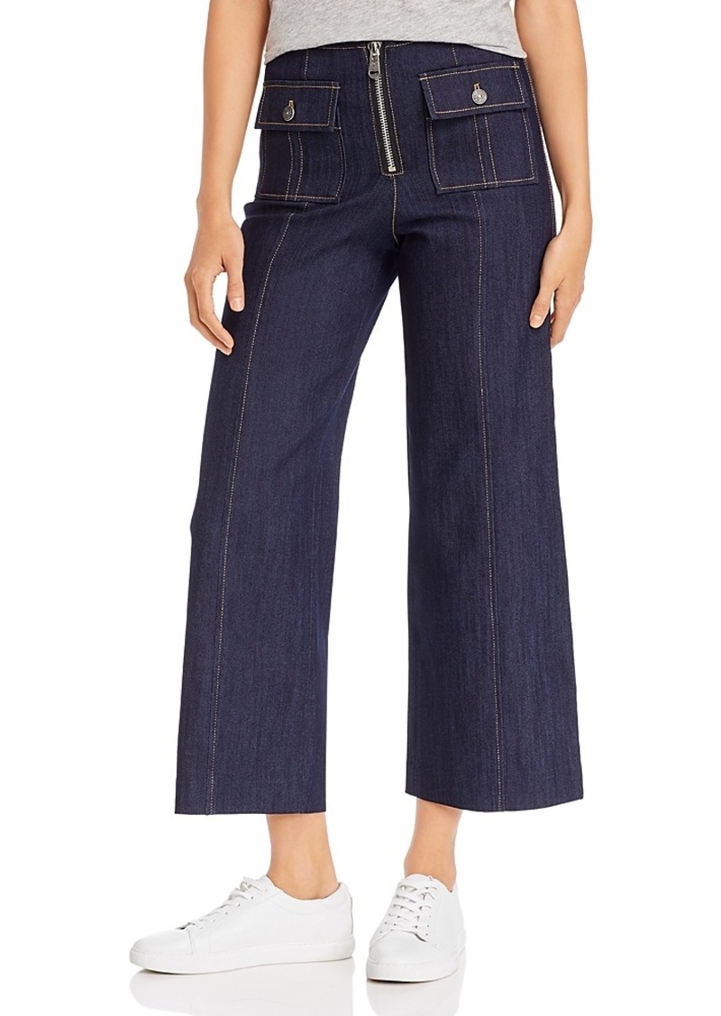 Cinq a Sept Cropped Azure Jeans in Indigo