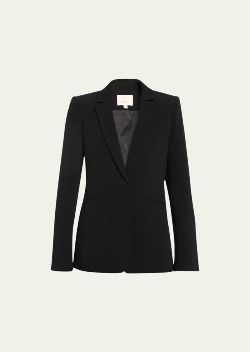 Cinq a Sept Karlie Tailored Crepe Blazer