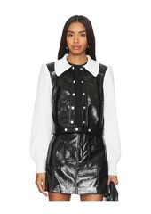 Cinq a Sept Knit Sleeve Ciara Jacket