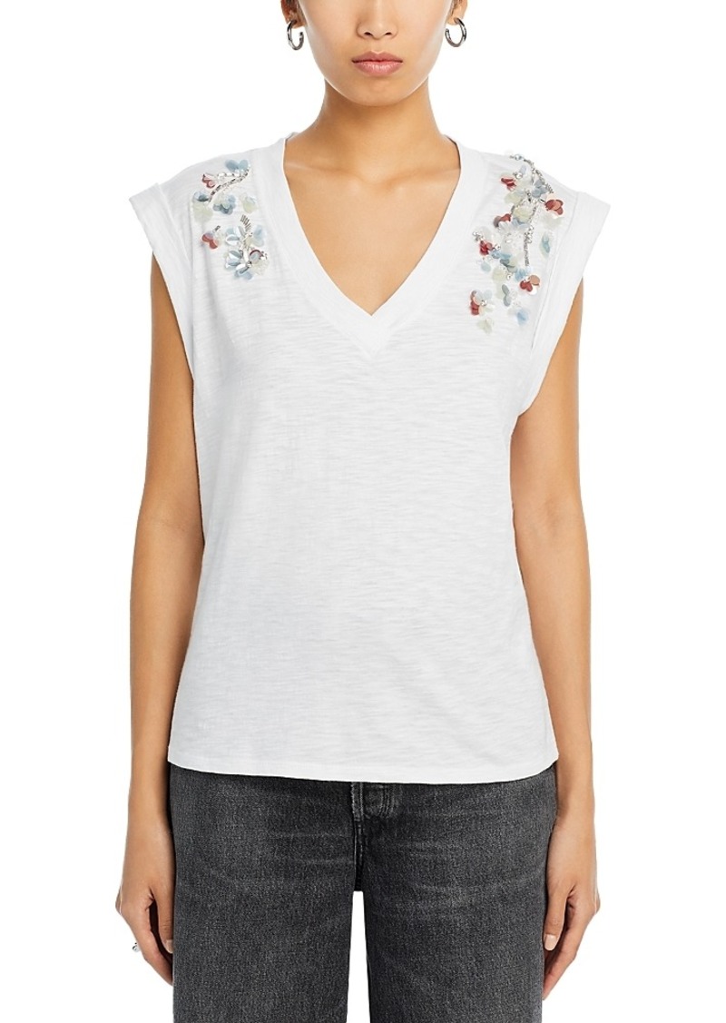 Cinq a Sept Sequined Tee