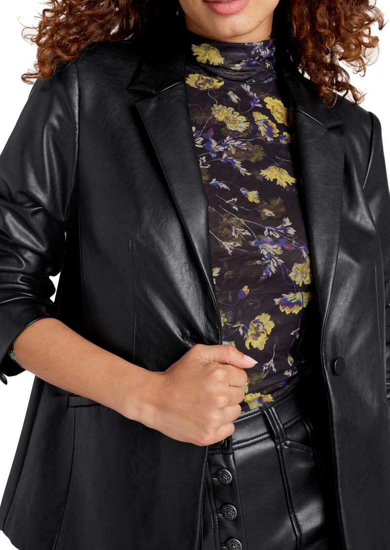 Cinq a Sept Women's Vegan Leather Kylie Blazer