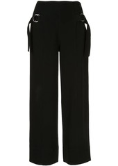 Cinq a Sept Diana cropped wide-leg trousers