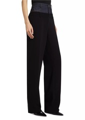 Cinq a Sept Dionne Mix Media Pants