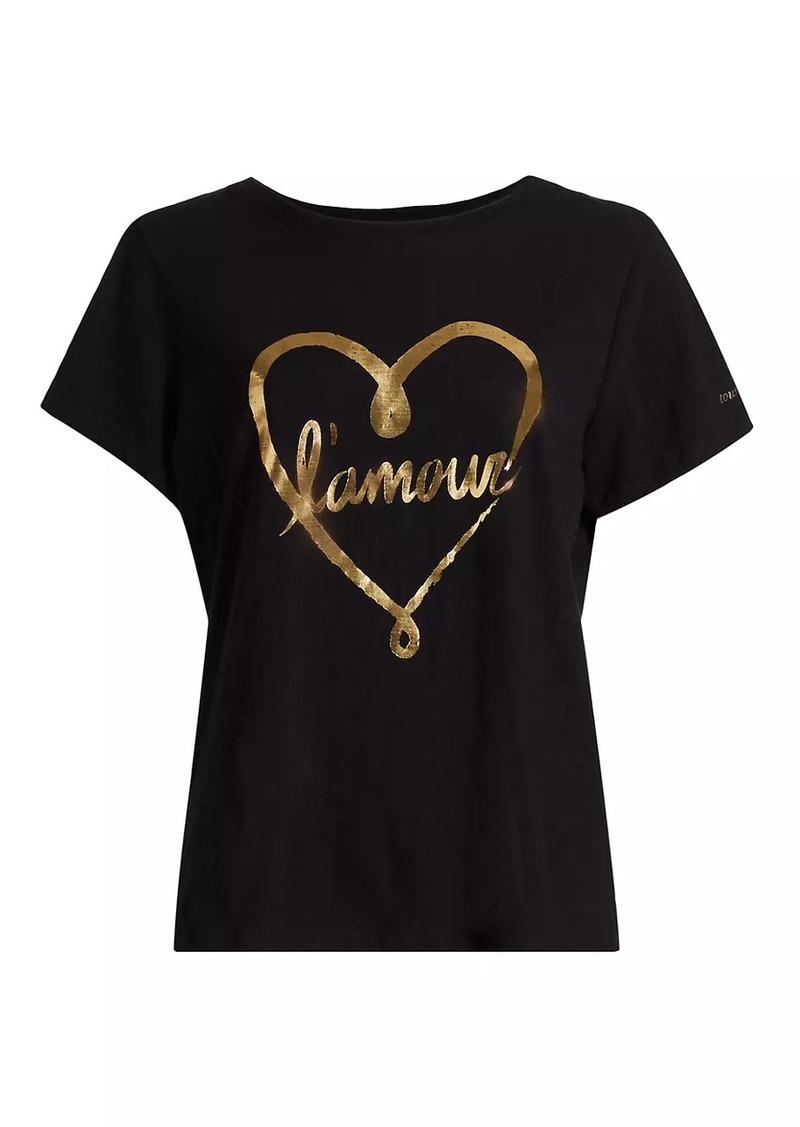 Cinq a Sept Doodled L'Amour T-Shirt