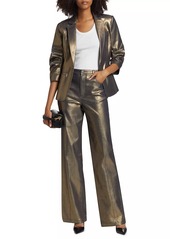 Cinq a Sept Francine Coated Straight Pants