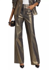 Cinq a Sept Francine Coated Straight Pants