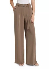 Cinq a Sept Genna Belted Crepe Pants