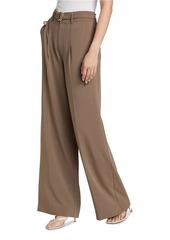 Cinq a Sept Genna Belted Crepe Pants